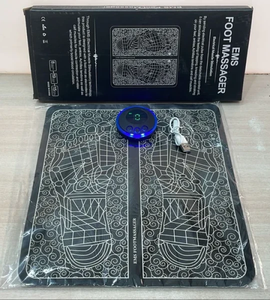 Foot Massager Pain Relief Wireless EMS Massage Mat Machine